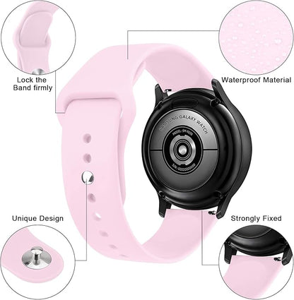 Meliya 22mm Watch Bands Quick Release Replacement Wristband, Soft Silicone Sport Replacement Straps for Men Women