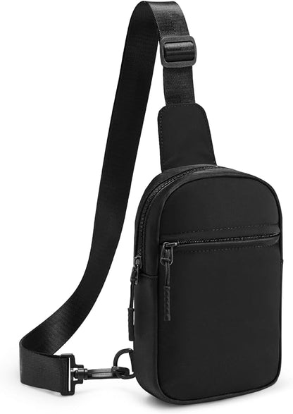 CHOLISS Small Sling Bag for Women and Men, Crossbody Bags Trendy Fanny Packs Chest Bag with Extended Strap