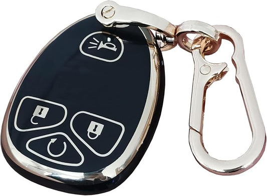 for Chevrolet Key Fob Cover Fit for Chevy Suburban Tahoe Traverse Buick Enclave Cadillac Escalade GMC Yukon