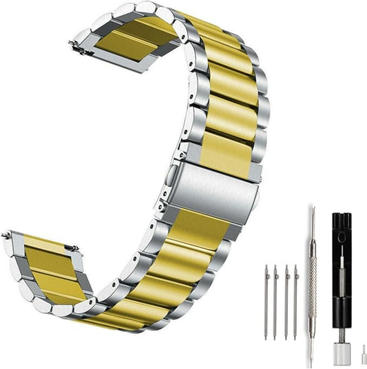 Moran Stainless Steel Watch Band Quick Release Replacement Metal Strap 20mm 22mm for Men Women
