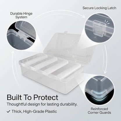 Plastic Bangles Box For Women with Adjustable 4 Rods | Multipurpose Jewellery Storage Boxes & Bangles Organizers For Travel, Chudi, Bracelet, Watches, Jewellery, Bride, Return Gift- Pack of 1