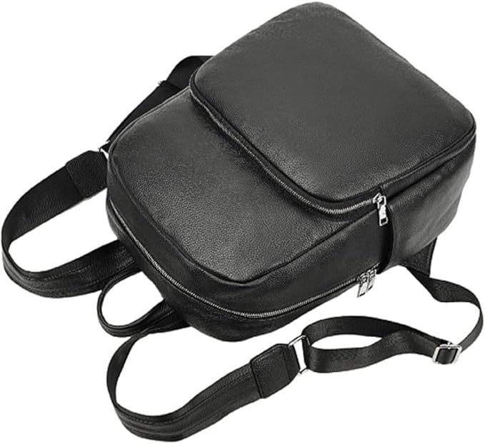 Business Backpack For Men Cowhide Large Capacity Computer Bag Leather Backpack Business Mens Travel Backpack