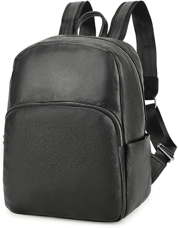 Business Backpack For Men Cowhide Large Capacity Computer Bag Leather Backpack Business Mens Travel Backpack