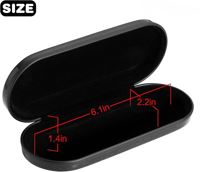 Vemiss Hard Shell Eyeglass Cases, Lightweight Portable Glasses Case for Women Men