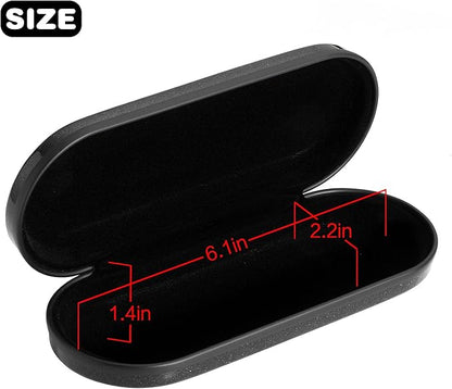 Vemiss Hard Shell Eyeglass Cases, Lightweight Portable Glasses Case for Women Men