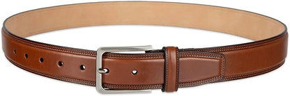 Haggar mens Leather Dress Belt for Suits and Pants - Classic, Formal, Business, Work