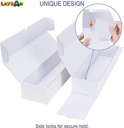 Trading Card Storage Boxes, 12 Pack 600 Count Cardboard Card Organizer for MTG, TCG & Sports Cards, Fits Sleeved Cards, Bulk Card Storage for Trading Card Collections
