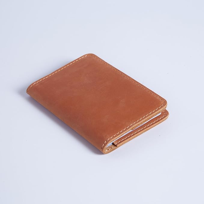 INCARNE US Leather Passport Holder for Travel - Passport Case - Passport Wallet for Men - Passport Cover for Women Sleeve Protector - Travel Essentials Vacation Luggage Travel Gifts - Vintage Cognac