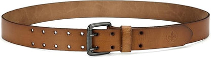 CHAOREN Work Belts for Men Heavy Duty - 1.5" Full Grain Leather Belt Casual - Fully Adjustable, Double Prong