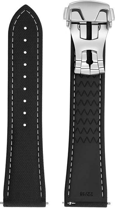 ULLCHRO Watch Strap Watch Band 20mm 22mm Man Waterproof Quick Release Bands Sport Replacement Strap Soft FKM Rubber Watchband