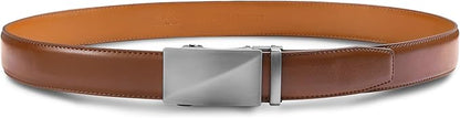 MILORDE Men's Leather Ratchet Belt - 35mm - Customizable Fit