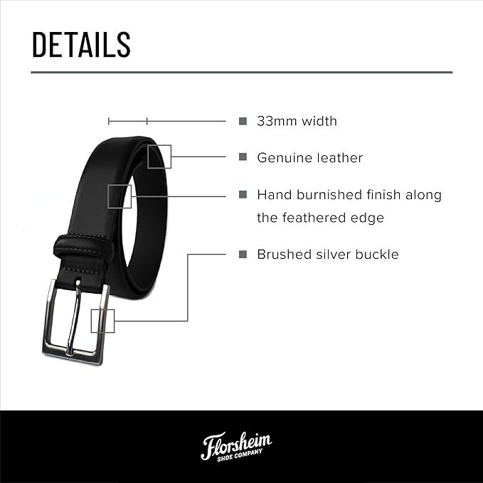 Florsheim Carmine 33mm Belt Mens