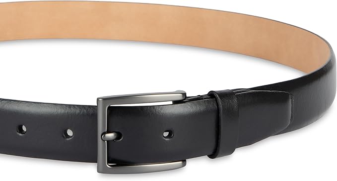 Calvin Klein Men's Leather Dress Belt - Sleek Modern Style for Business & Everyday Wear