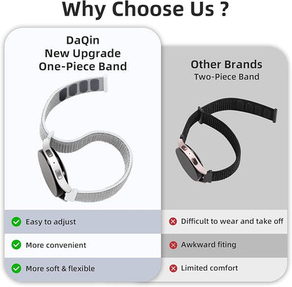DaQin 22mm 20mm 18mm Quick Release Watch Band Compatible with Garmin Venu 3 2/Forerunner 255 265 955/Vivoactive 5 6 4 3, Nylon Watch Straps Adjustable Sport Replacement for Samsung Galaxy Watch 7 6 5 4/3 45mm/Galaxy Watch 46mm Men Women, 3 Packs