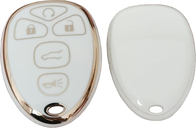 for Chevrolet Key Fob Cover Fit for Chevy Suburban Tahoe Traverse Buick Enclave Cadillac Escalade GMC Yukon