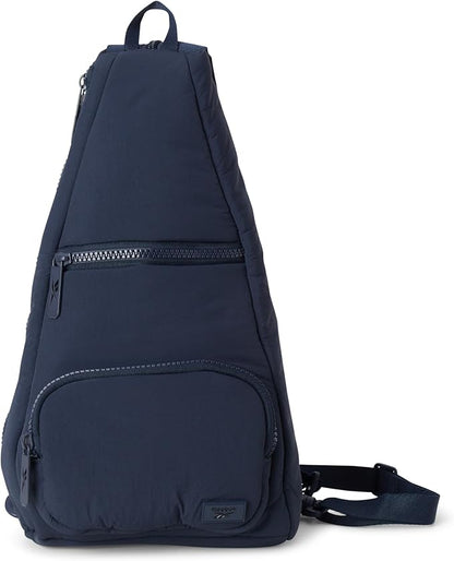 Reebok Unisex Crossbody Sling Bags – Compact Convertible Strap Cross Body Bag Travel Sling Bag - Gym & Travel Essential, Maeve Eastcoast Blue