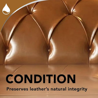 Weiman Leather Cleaner and Conditioner for Furniture - 12 Ounce - 2 Pack - Ultra Violet Protection Help Prevent Cracking or Fading of Leather Couches, Car Seats, Shoes, Purses