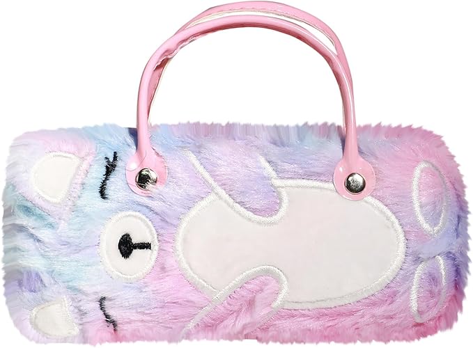 PERFECTSIGHT Hard Shell Eyeglasses Case, PU Leather Protective Glasses Case, Cute Eyeglass Case for Women Men Girls