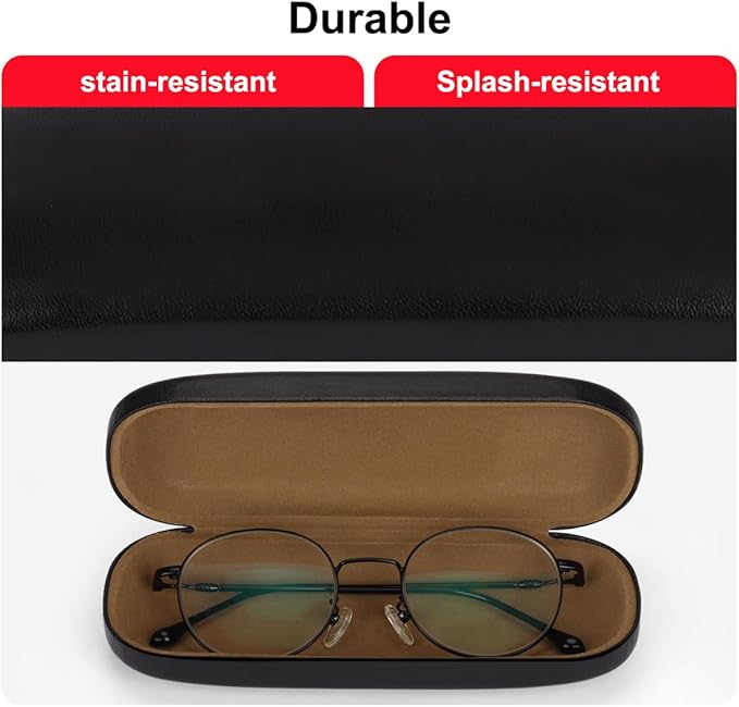 RayLove Unisex Hard Shell Eyeglasses Cases, Protective Case For Glasses