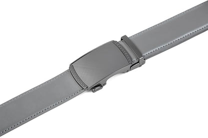Founders & C Ratchet Belts for Men-Black/Brown Belt Leather 1 3/8" for Casual Dress-Micro Adjustable Belt