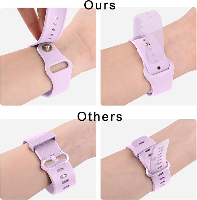 Meliya 22mm Watch Bands Quick Release Replacement Wristband, Soft Silicone Sport Replacement Straps for Men Women