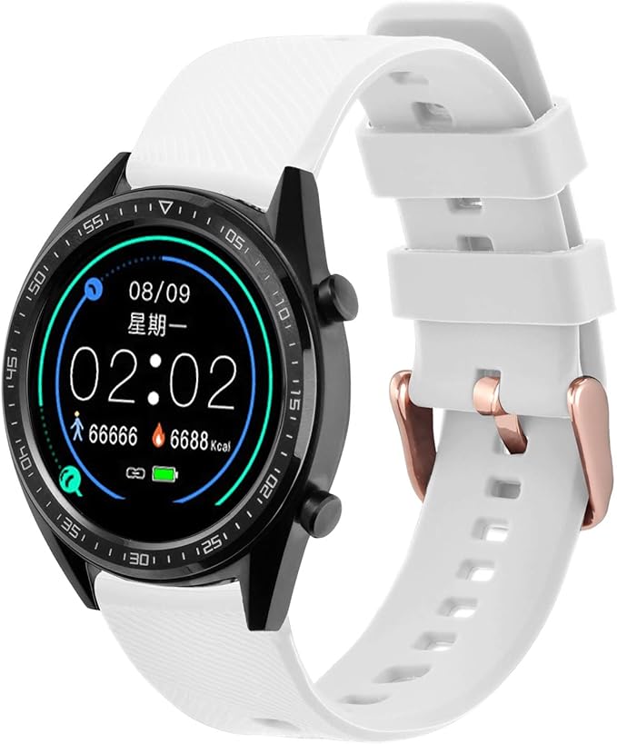 BISONSTRAP Watch Strap 18mm 19mm 20mm 21mm 22mm, Quick Release Silicone Watch Bands for Men Women