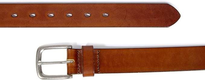 VATAN Men's Full Grain Leather Casual Every Day Jeans Belts, Handmade Men Leather Belt with Gift Box
