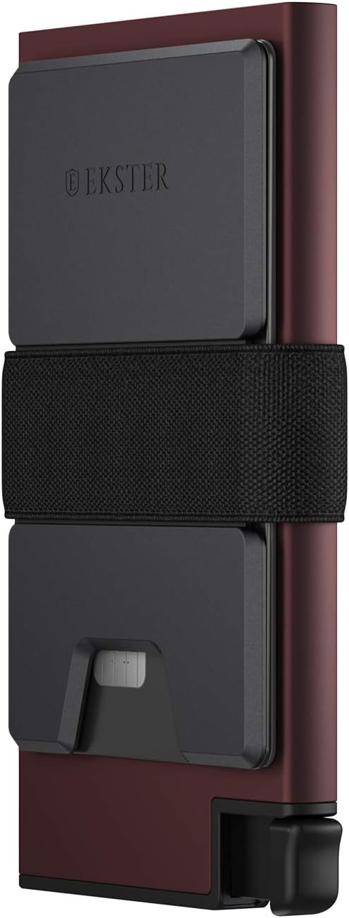 Ekster Aluminum Cardholder Wallet for Men | Metal Wallets with RFID Blocking Layer | Slim & Minimalist Aluminum Wallet with Push Button for Quick Card Access