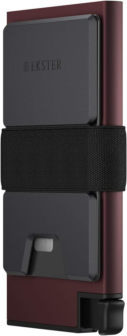 Ekster Aluminum Cardholder Wallet for Men | Metal Wallets with RFID Blocking Layer | Slim & Minimalist Aluminum Wallet with Push Button for Quick Card Access