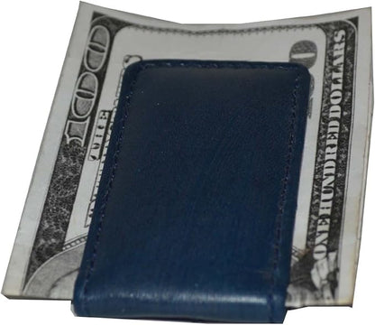 LB LEATHERBOSS Men's New Leather Strong Magnetic Money Clip