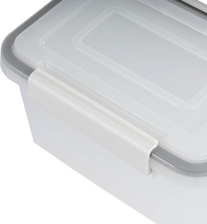 IRIS USA 4" x 6" |Made in USA| WeatherPro Photo Storage Box and Picture Containers, 7 Inner Cases for Tasks, Stickers, Ephemera, & Flashcards - Clear