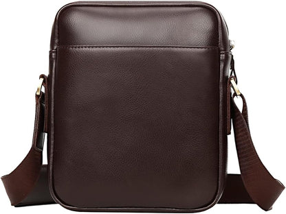 Leathario Crossbody Bag For Men Vegan Leather Shoulder Messenger Purse Sling Satchel Bag For Work Business Travel | Vegan Leather, Purse, For Work, Business, Travel
