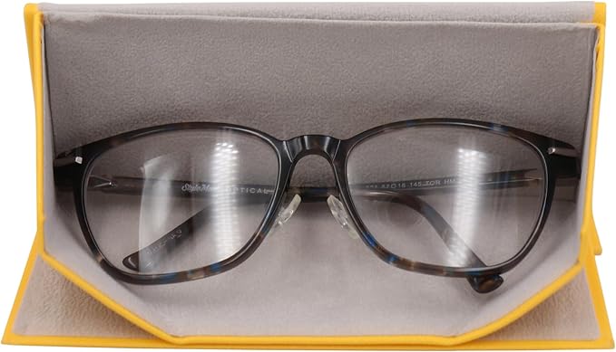 Real Sic Glasses Case for Men and Women - Magnetic Folding Hard Shell Sunglass Holder - Inspired by Solid Color