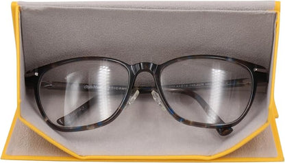 Real Sic Glasses Case for Men and Women - Magnetic Folding Hard Shell Sunglass Holder - Inspired by Solid Color