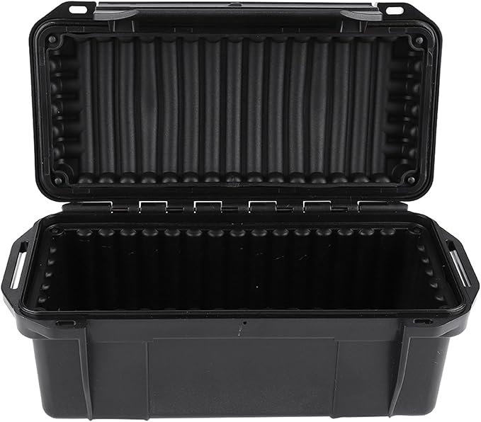 SIXRUN Outdoor Shockproof Pressureproof Sealed Box Survival Storage Case for Outdoor Activities (Type C box: 200 * 98 * 82mm), SIXRUNp48tsw7zuf-03
