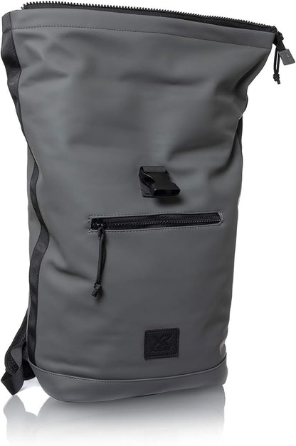 X RAY Expandable Roll Top Waterproof Trendy Backpack With Laptop Pocket (Slate)