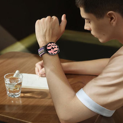 Runostrich 22mm Quick Release Elastic Band Compatible with Samsung Galaxy Watch 3 45mm/Garmin Venu 4 45mm/3 45mm/Venu 2/Vivoactive 4/Forerunner 570(47mm)/255/265/Amazfit Helio/Bip 6/5/Balance 2