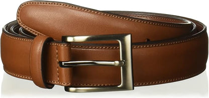 Perry Ellis Men's Portfolio Timothy Leather Belt (Available in Big & Tall)
