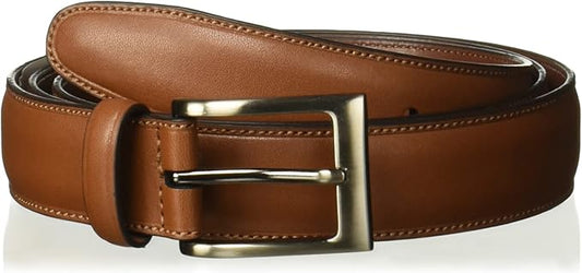 Perry Ellis Men's Portfolio Timothy Leather Belt (Available in Big & Tall)