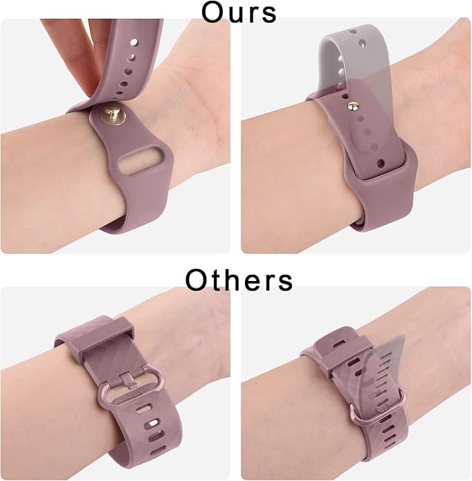 Meliya 22mm Watch Bands Quick Release Replacement Wristband, Soft Silicone Sport Replacement Straps for Men Women
