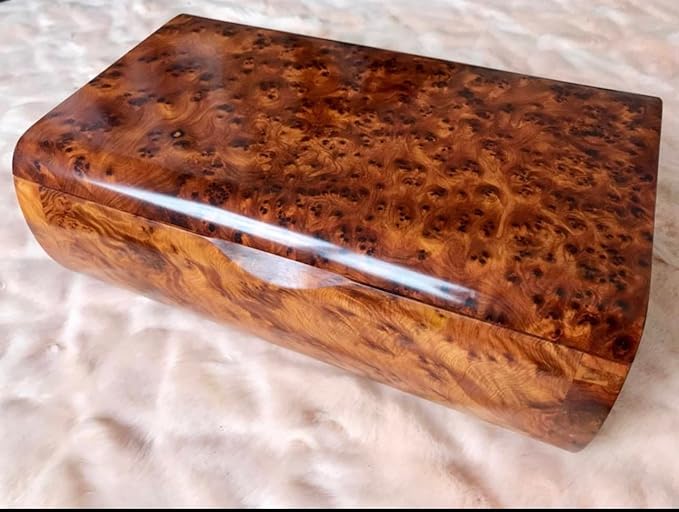 Hand Carved Wooden Multipurpose Keepsake Jewelry Decorative Art Box Storage Organizer (Large wood Box,Antique) (SQUARE XLARGE)