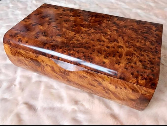Hand Carved Wooden Multipurpose Keepsake Jewelry Decorative Art Box Storage Organizer (Large wood Box,Antique) (SQUARE XLARGE)