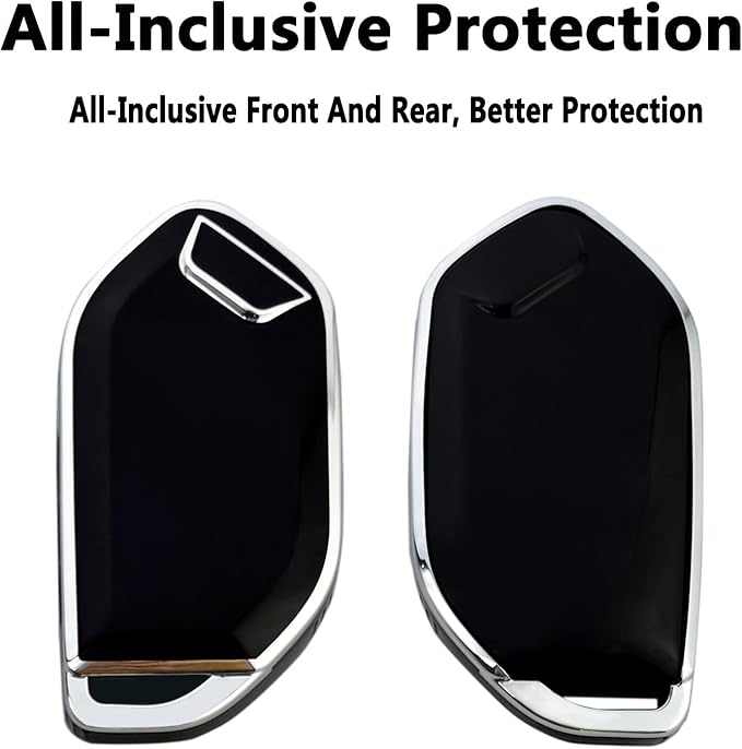Key Fob Cover Case Compatible with Kia Telluride 2023 2024 2025 EV5 Car Interior Accessories Shell Holder Protector (Black)