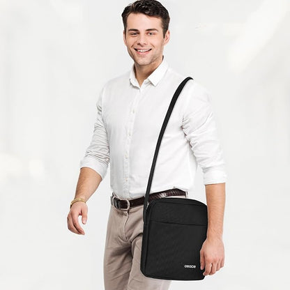 OSOCE Messenger Bag Crossbody Shoulder Bag for Men | Slim Business Design, Lightweight Commuter