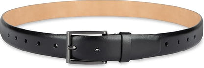 Calvin Klein Men's Leather Dress Belt - Sleek Modern Style for Business & Everyday Wear