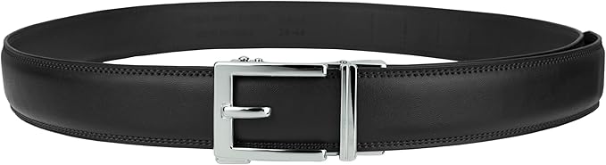 Gelante Ratchet Belt for Men, Mens Belts Leather 1.3'' Adjustable Trim to Fit Dress Belt