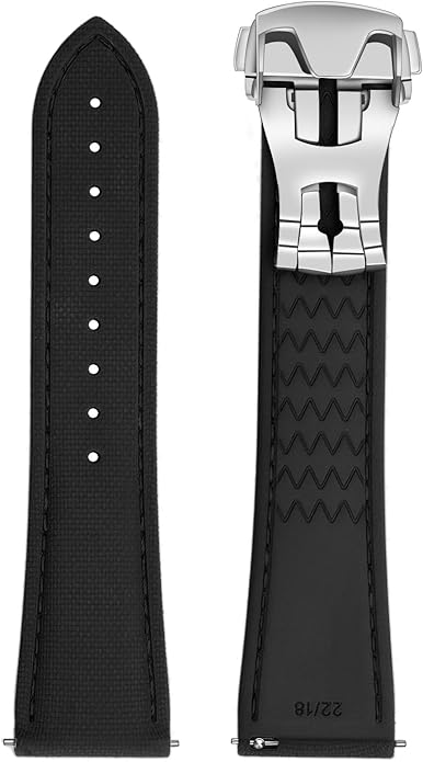 ULLCHRO Watch Strap Watch Band 20mm 22mm Man Waterproof Quick Release Bands Sport Replacement Strap Soft FKM Rubber Watchband