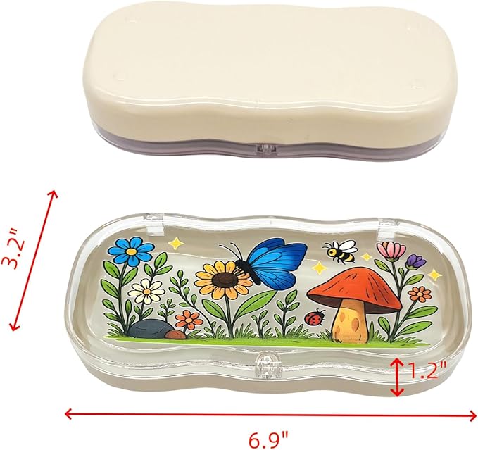 Glasses Case Hard Shell, Cute Sunglasses Case, Glass Cases for Eyeglasses Women, Reading Eye Glass Cases