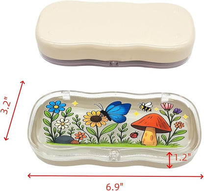 Glasses Case Hard Shell, Cute Sunglasses Case, Glass Cases for Eyeglasses Women, Reading Eye Glass Cases