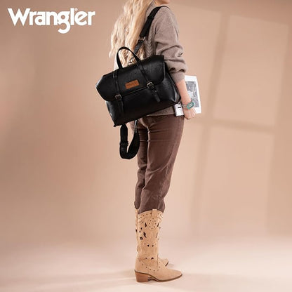 Wrangler Laptop Bag for Women Messenger Bag Briefcase Computer Backpack Convertible Satchel Bag